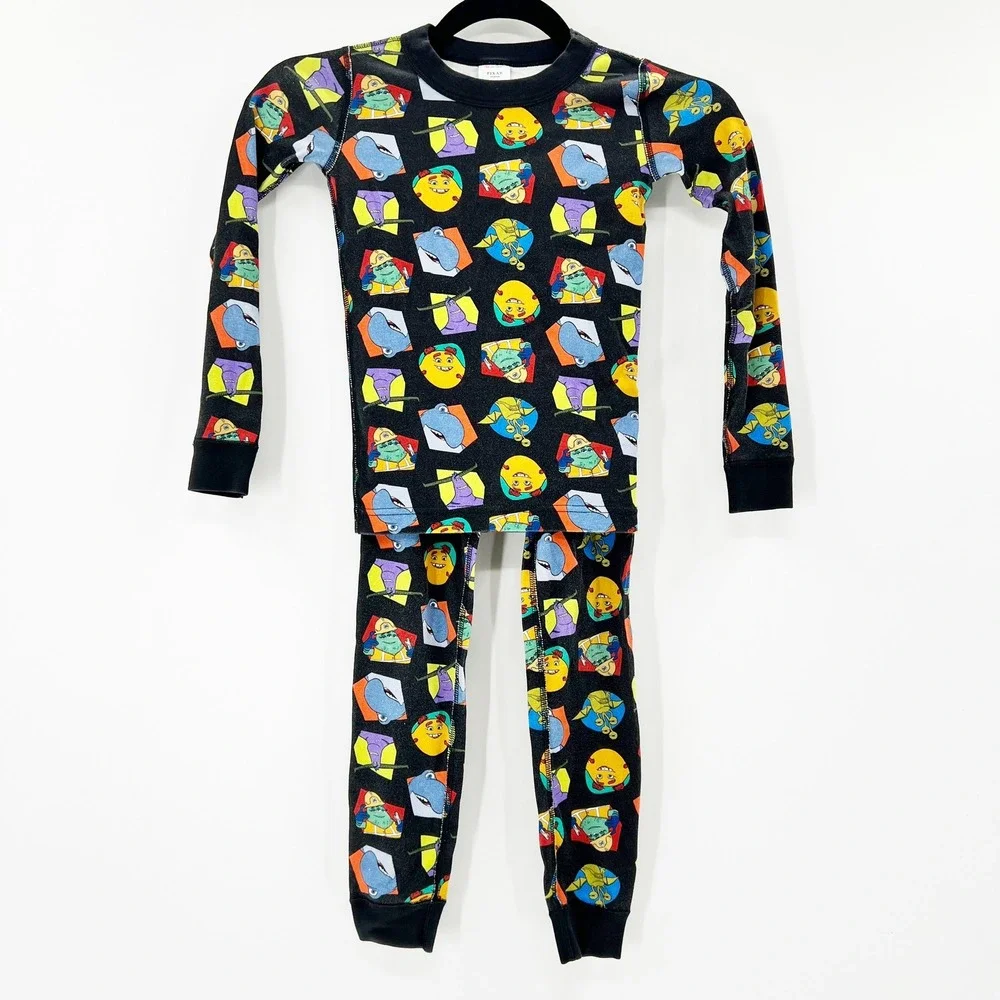 Hanna Andersson monsters inc Pixar Collection Pajamas Set Black Kids 6-7